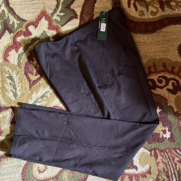 RALPH LAUREN Size 2X 40"W x 33"L Tall  Modern Flat Classic Brown Stretch $109NEW - Picture 15 of 16